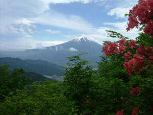 2010年6月19～20日（土～日）三ツ峠山荘からの富士山